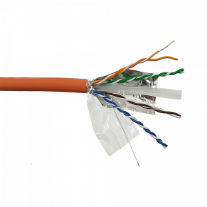 LANMASTER FTP cable, 4 pairs, cat. 6A, with separator, 500Mhz, LSZH, 305 m